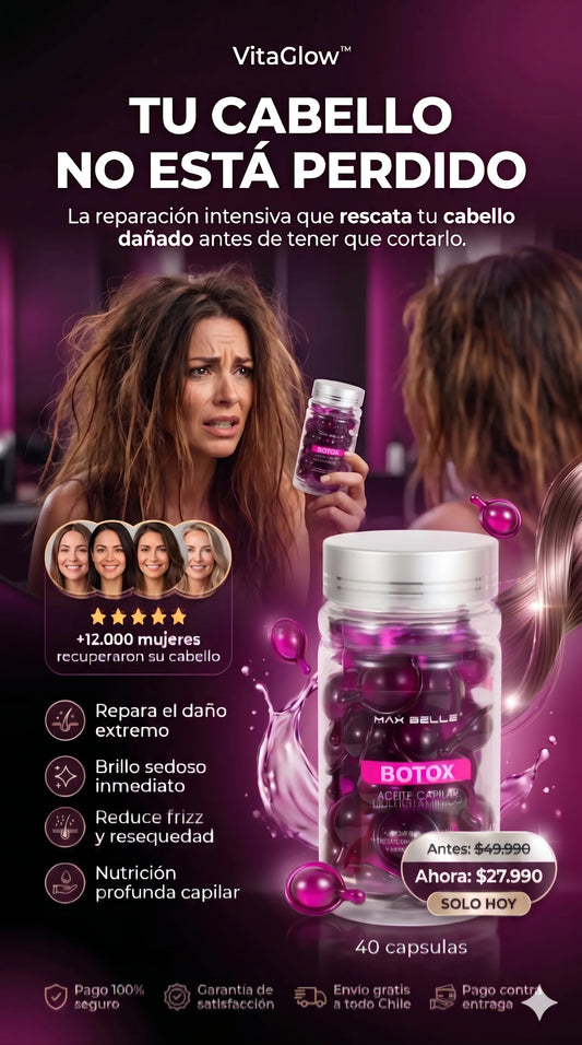 VitaGlow™El secreto de un cabello perfecto.