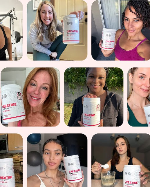 Old School Creatina Monohidratada para mujeres- 240 gr - Fuerza y definición muscular