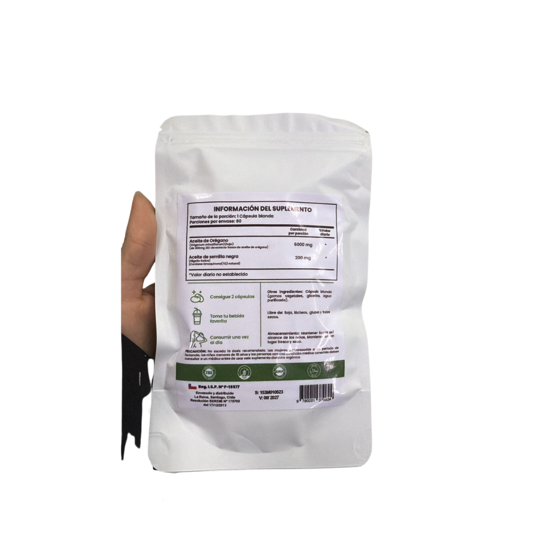 Aceite De Orégano 6000 Mg (60 capsulas)